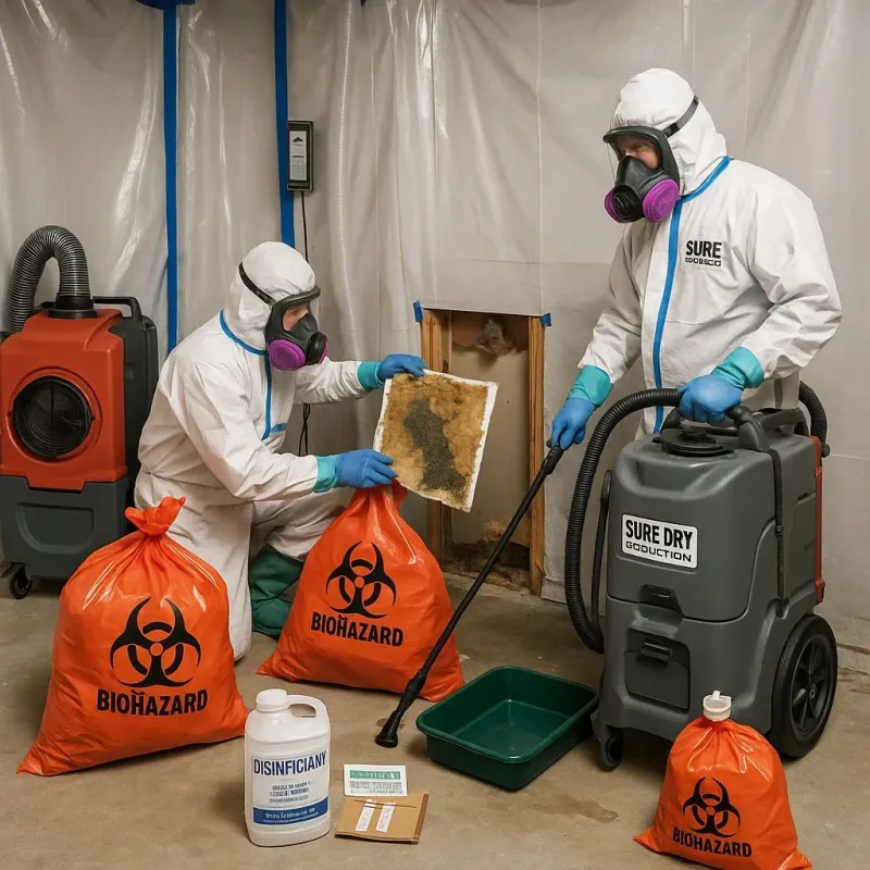 Contaminated Water Handling Protocols process in Pender, NE